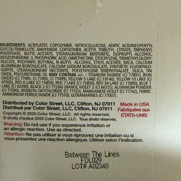 Color Street Press on Nail Strips - Picture 2 of 3